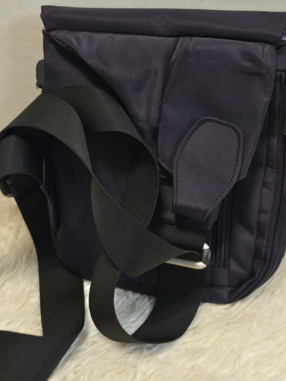 Travelon Black Crossbody Bag with Adjustable Strap